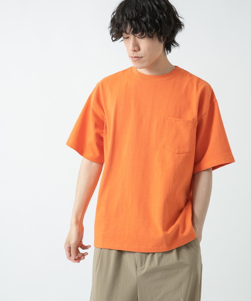 ITEMS URBANRESEARCH(アイテムズ アーバンリサーチ)の「ヘビーウェイト ビッグTシャツ(Tシャツ/カットソー・メンズ・ブラック/オレンジ/ブルー/ホワイト・LARGE/SMALL/MEDIUM)」の13枚目の写真