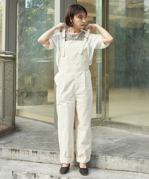 603（ロクマルサン）の「603 オールインワン/サロペット（サロペット/オーバーオール・レディース・オフホワイト・MEDIUM）」の4枚目の写真