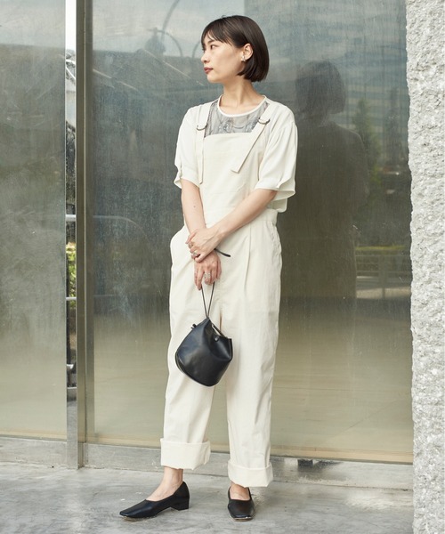 603（ロクマルサン）の「603 オールインワン/サロペット（サロペット/オーバーオール・レディース・オフホワイト・MEDIUM）」の5枚目の写真