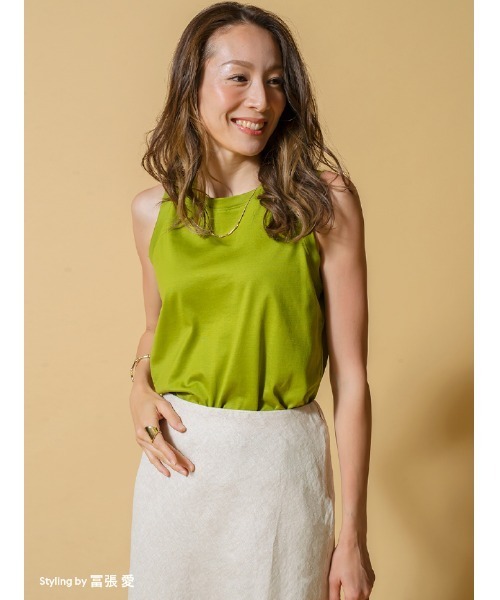 Banana Republic（バナナリパブリック）の「リネン バイアスカット ミディスカート（スカート・レディース・ネイビー/ライトグリーン/ナチュラル・S/M/L/XS）」の10枚目の写真