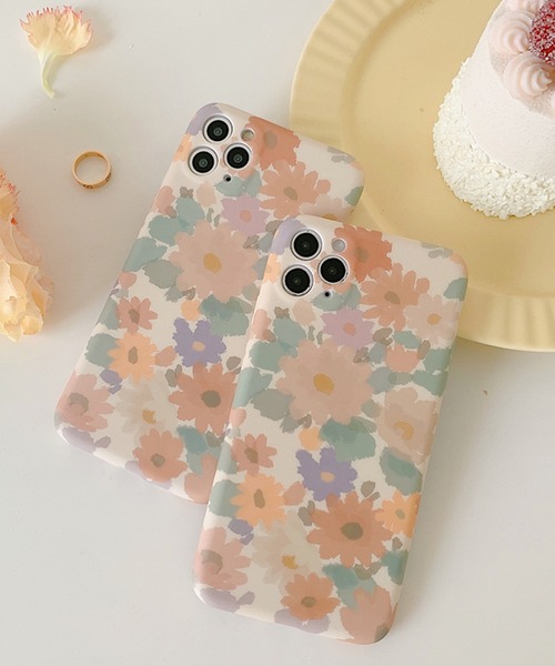 ★英国発★【Acaso.】大人気スマホケース Flower 関税送料込 送関込【Acaso.】英国発!お洒落スマホケース Flower/お花 (Acaso