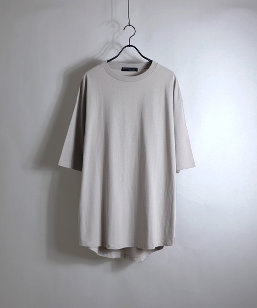Confirm(コンファーム)の「Confirm / コンファーム ラウンドテールビッグTシャツ(Tシャツ/カットソー・メンズ・ホワイト/ブラック/ベージュ/グレー・L/M)」の5枚目の写真