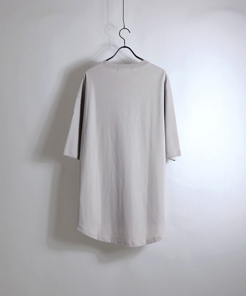 Confirm(コンファーム)の「Confirm / コンファーム ラウンドテールビッグTシャツ(Tシャツ/カットソー・メンズ・ホワイト/ブラック/ベージュ/グレー・L/M)」の6枚目の写真