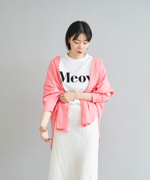 DouDou（ドゥドゥ）の「バックギャザーシャツ（シャツ/ブラウス・レディース・オフホワイト/ブラック/ピンク・FREE）」の21枚目の写真