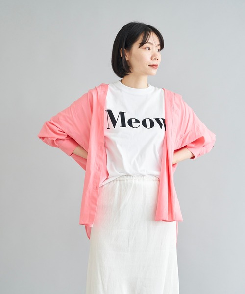 DouDou（ドゥドゥ）の「バックギャザーシャツ（シャツ/ブラウス・レディース・オフホワイト/ブラック/ピンク・FREE）」の4枚目の写真