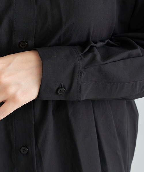 DouDou（ドゥドゥ）の「バックギャザーシャツ（シャツ/ブラウス・レディース・オフホワイト/ブラック/ピンク・FREE）」の14枚目の写真