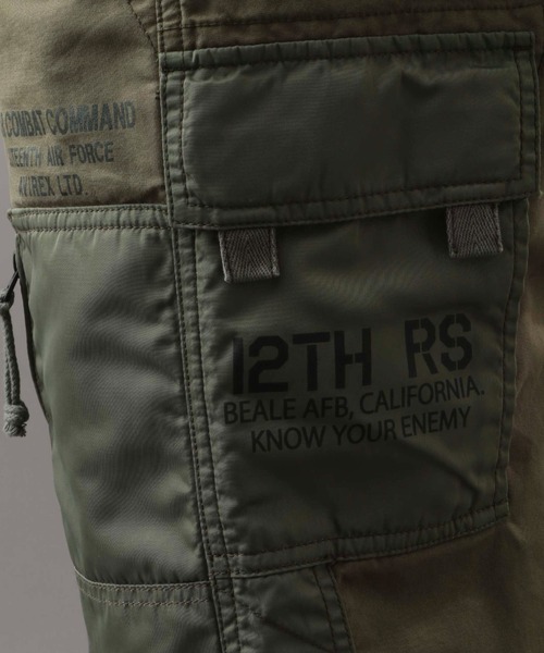 AVIREX（アヴィレックス）の「ミリタリー コンビネーション ジョガーパンツ / MILITARY COMBINATION JOGGER PANTS / アヴィレックス / AVIREX（カーゴパンツ・メンズ・ブラック/タン/セージグリーン・MEDIUM/LARGE/X-LARGE/XX-LARGE）」の11枚目の写真
