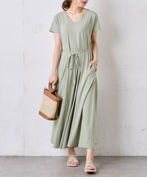 natural couture（ナチュラルクチュール）の「【MAYUKOさんコラボ】前後2WAY美シルエットカットワンピース（ワンピース）」