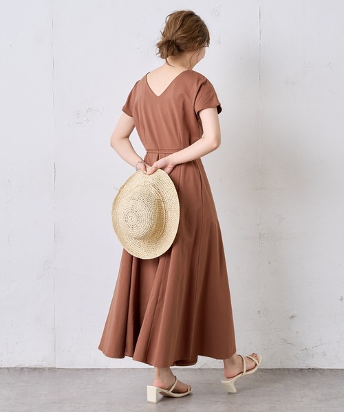 natural couture(ナチュラルクチュール)の「【MAYUKOさんコラボ】前後2WAY美シルエットカットワンピース(ワンピース・レディース・ブラック/ブラウン/ピンク/ミント/ラベンダー・FREE)」の18枚目の写真