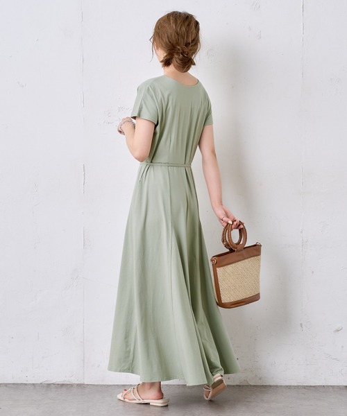 natural couture(ナチュラルクチュール)の「【MAYUKOさんコラボ】前後2WAY美シルエットカットワンピース(ワンピース・レディース・ブラック/ブラウン/ピンク/ミント/ラベンダー・FREE)」の22枚目の写真