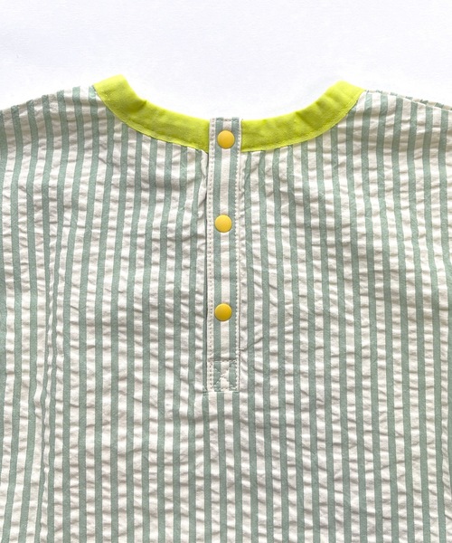 HOGAN RANCH WEAR（ホーガンランチウエア）の「ロゴプリントサッカーワンピース（kids/XS～LL）（ワンピース・キッズ・ブルー/グリーン・LL/S/M/L/XS）」の6枚目の写真