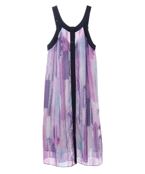 alcali（アルカリ）の「２WAYギャザーワンピース（ワンピース・レディース・ブルー/パープル・FREE）」の6枚目の写真