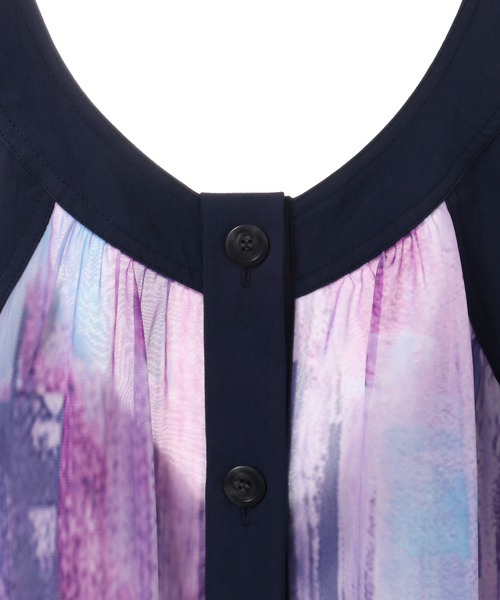 alcali（アルカリ）の「２WAYギャザーワンピース（ワンピース・レディース・ブルー/パープル・FREE）」の8枚目の写真