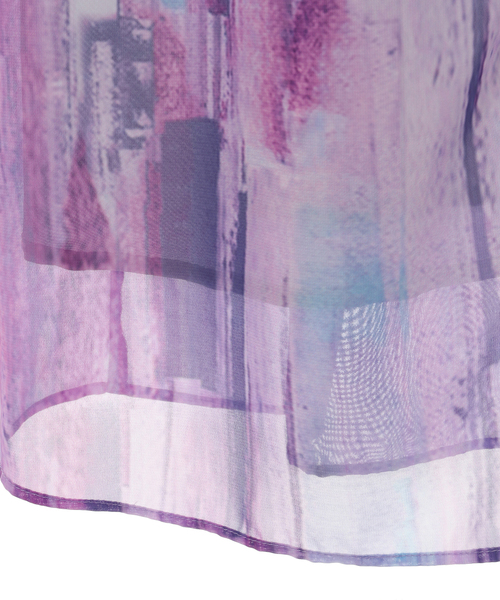 alcali（アルカリ）の「２WAYギャザーワンピース（ワンピース・レディース・ブルー/パープル・FREE）」の10枚目の写真