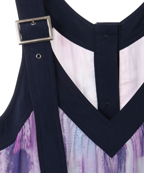 alcali（アルカリ）の「２WAYギャザーワンピース（ワンピース・レディース・ブルー/パープル・FREE）」の12枚目の写真