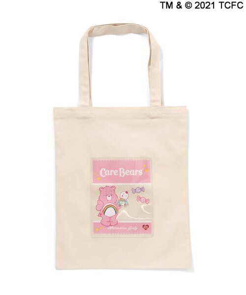 algy(アルジー)の「ケアベアコラボトート(トートバッグ・キッズ・ピンク/ラベンダー・FREE)」の2枚目の写真