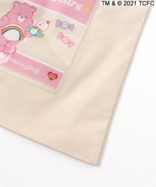 algy(アルジー)の「ケアベアコラボトート(トートバッグ・キッズ・ピンク/ラベンダー・FREE)」の3枚目の写真