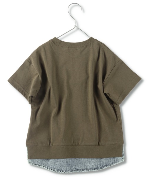 Disney（ディズニー）の「【Disney】デニム重ね着風半袖Tシャツ（Tシャツ/カットソー・キッズ・ブラウン/アイボリー・90cm/110cm/100cm/120cm/130cm）」の10枚目の写真