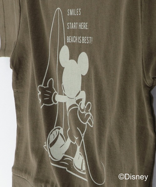 Disney（ディズニー）の「【Disney】デニム重ね着風半袖Tシャツ（Tシャツ/カットソー・キッズ・ブラウン/アイボリー・90cm/110cm/100cm/120cm/130cm）」の8枚目の写真