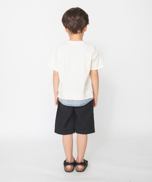 Disney（ディズニー）の「【Disney】デニム重ね着風半袖Tシャツ（Tシャツ/カットソー・キッズ・ブラウン/アイボリー・90cm/110cm/100cm/120cm/130cm）」の17枚目の写真