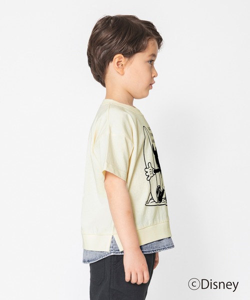 Disney（ディズニー）の「【Disney】デニム重ね着風半袖Tシャツ（Tシャツ/カットソー・キッズ・ブラウン/アイボリー・90cm/110cm/100cm/120cm/130cm）」の20枚目の写真