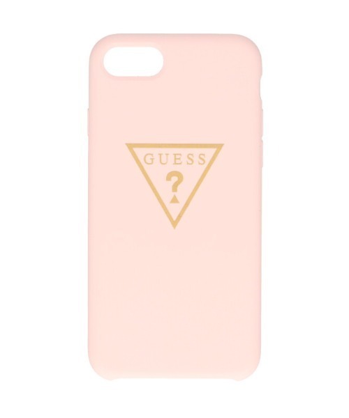 Guess(ゲス)の「【GUESS】ゲス SILICONE COLLECTION TRIANGLE LOGO iPhoneケース iPhone SE(第2世代),8,7(スマホケース/カバー・レディース・レッド/ピンク/ライトピンク/ブラック・FREE)」の3枚目の写真