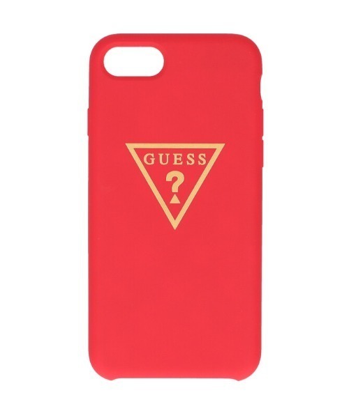 Guess(ゲス)の「【GUESS】ゲス SILICONE COLLECTION TRIANGLE LOGO iPhoneケース iPhone SE(第2世代),8,7(スマホケース/カバー・レディース・レッド/ピンク/ライトピンク/ブラック・FREE)」の4枚目の写真