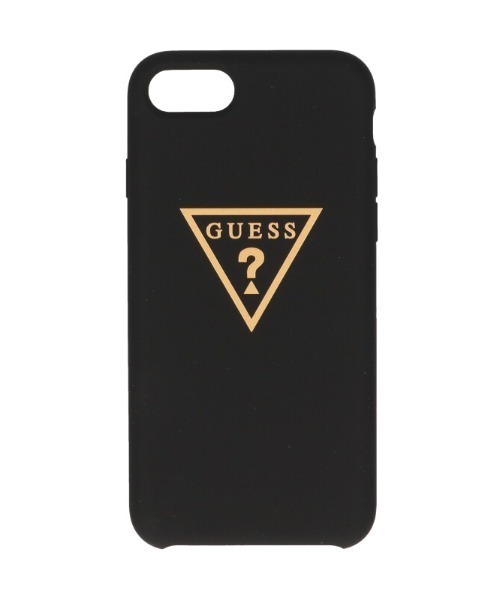 Guess(ゲス)の「【GUESS】ゲス SILICONE COLLECTION TRIANGLE LOGO iPhoneケース iPhone SE(第2世代),8,7(スマホケース/カバー・レディース・レッド/ピンク/ライトピンク/ブラック・FREE)」の2枚目の写真