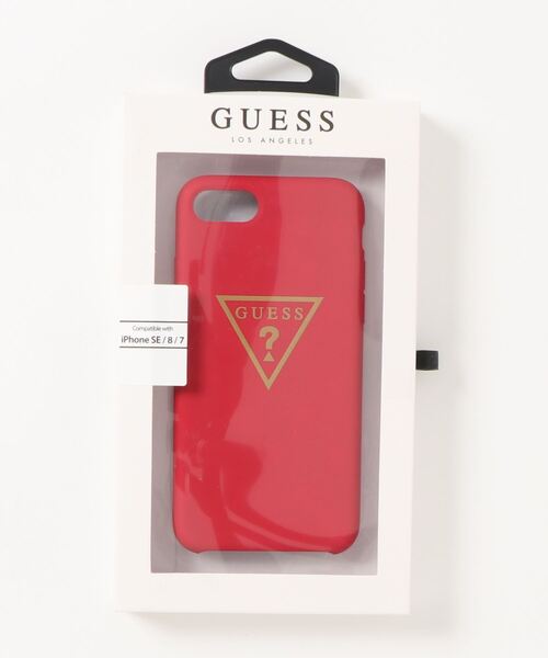 Guess(ゲス)の「【GUESS】ゲス SILICONE COLLECTION TRIANGLE LOGO iPhoneケース iPhone SE(第2世代),8,7(スマホケース/カバー・レディース・レッド/ピンク/ライトピンク/ブラック・FREE)」の12枚目の写真