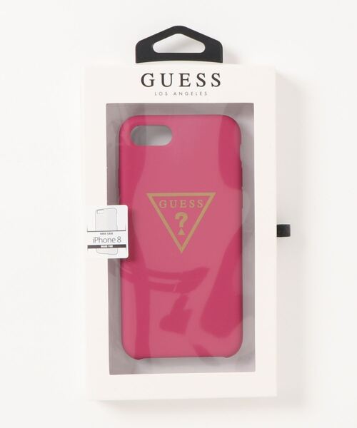 Guess(ゲス)の「【GUESS】ゲス SILICONE COLLECTION TRIANGLE LOGO iPhoneケース iPhone SE(第2世代),8,7(スマホケース/カバー・レディース・レッド/ピンク/ライトピンク/ブラック・FREE)」の13枚目の写真