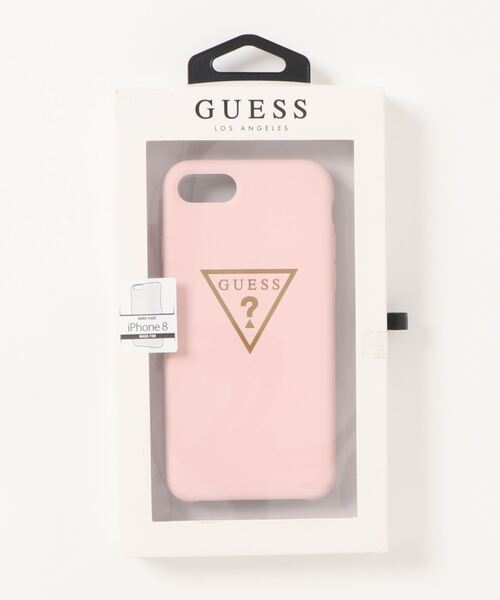 Guess(ゲス)の「【GUESS】ゲス SILICONE COLLECTION TRIANGLE LOGO iPhoneケース iPhone SE(第2世代),8,7(スマホケース/カバー・レディース・レッド/ピンク/ライトピンク/ブラック・FREE)」の14枚目の写真