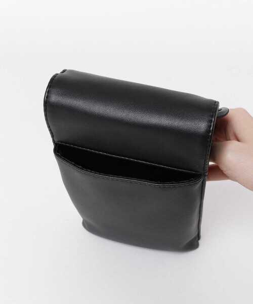 URBAN RESEARCH Sonny Label（アーバンリサーチサニーレーベル）の「ウォレット機能付きショルダーバッグ（ショルダーバッグ・レディース・グレー系その他/ブラック/イエロー・ONE）」の4枚目の写真