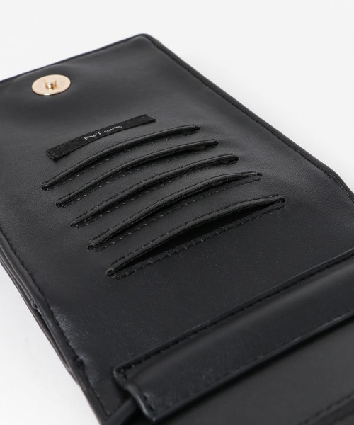 URBAN RESEARCH Sonny Label（アーバンリサーチサニーレーベル）の「ウォレット機能付きショルダーバッグ（ショルダーバッグ・レディース・グレー系その他/ブラック/イエロー・ONE）」の9枚目の写真