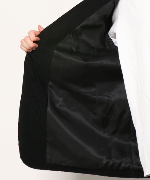 LITTLEBIG(リトルビッグ)の「LITTLEBIG Corduroy 2B Jacket (LB213-JK08)(テーラードジャケット・メンズ・ブラック・44/46/48)」の4枚目の写真