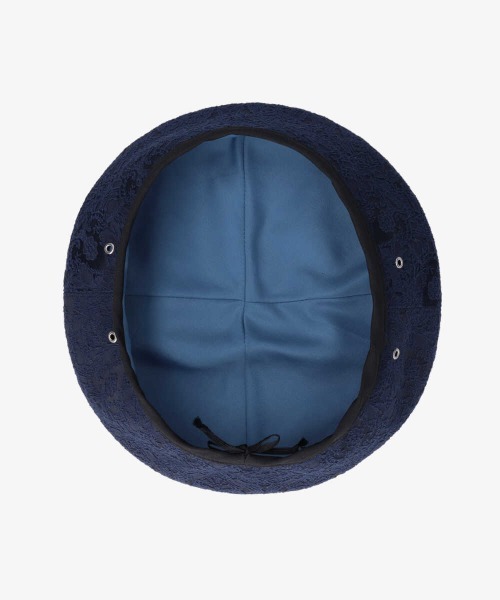 OVERRIDE（オーバーライド）の「OVERRIDE JACQUARD BERET（ハンチング/ベレー帽・レディース・ネイビー/パープル/ブラック・M/57.5cm）」の13枚目の写真