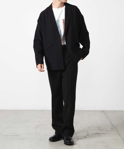 WEGO（ウィゴー）の「WEGO/ルーズテーラードジャケット（テーラードジャケット・メンズ・ダークオレンジ/ベージュ/ブラック・LARGE/MEDIUM）」の14枚目の写真