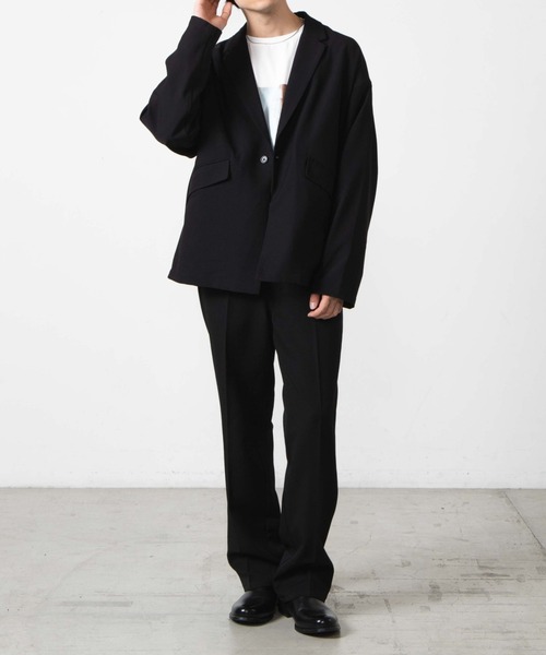 WEGO（ウィゴー）の「WEGO/ルーズテーラードジャケット（テーラードジャケット・メンズ・ダークオレンジ/ベージュ/ブラック・LARGE/MEDIUM）」の22枚目の写真