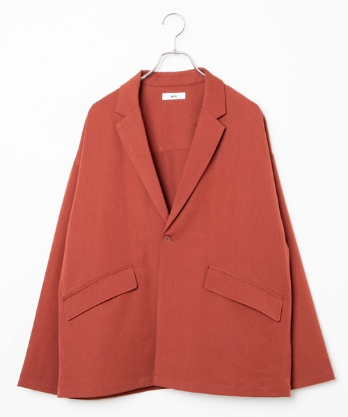 WEGO（ウィゴー）の「WEGO/ルーズテーラードジャケット（テーラードジャケット・メンズ・ダークオレンジ/ベージュ/ブラック・LARGE/MEDIUM）」の12枚目の写真