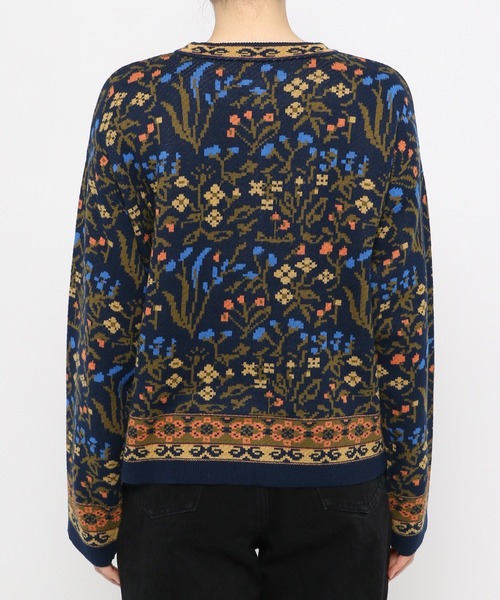 eL（エル）の「【eL】12G Retro Flower Cardigan/214494（カーディガン/ボレロ・レディース・ブルー系その他/レッド系その他・FREE）」の19枚目の写真