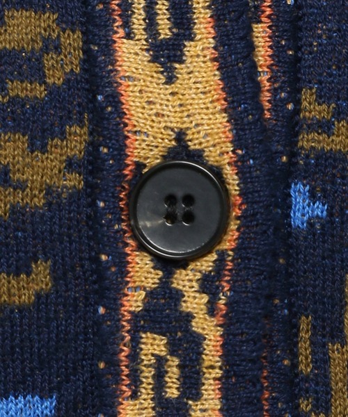 eL（エル）の「【eL】12G Retro Flower Cardigan/214494（カーディガン/ボレロ・レディース・ブルー系その他/レッド系その他・FREE）」の7枚目の写真