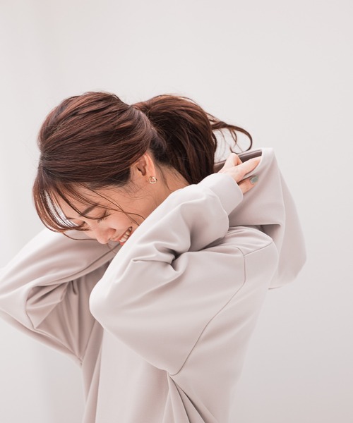 GLOBAL WORK(グローバルワーク)の「サマミエエアリーライトプルオーバーパーカー/959891(パーカー・レディース・ダークグリーン/スミクロ/ライトベージュ/パープル・MEDIUM/LARGE)」の9枚目の写真