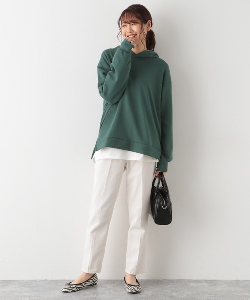 GLOBAL WORK(グローバルワーク)の「サマミエエアリーライトプルオーバーパーカー/959891(パーカー・レディース・ダークグリーン/スミクロ/ライトベージュ/パープル・MEDIUM/LARGE)」の12枚目の写真