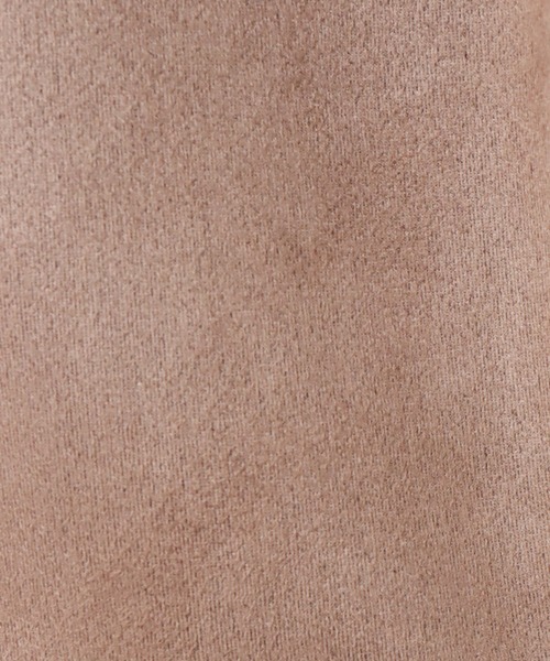 libelle more（リベル モア）の「フェイクスエード ノーカラージャケット（ノーカラージャケット・レディース・ライトピンク/ベージュ/グレー/モカ・M/L）」の5枚目の写真