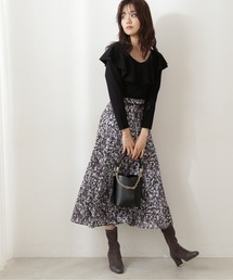 PROPORTION BODY DRESSING | ｂｌｕｒ　ｚｅｂｒａマーメイドスカート / 1211220811(スカート)