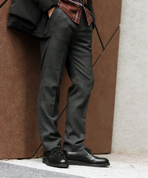 417 EDIFICE（フォーワンセブンエディフィス）の「◆TORAY ルミレットウールパンツ（スラックス・メンズ・ネイビー/グレー・SMALL/MEDIUM/LARGE/X-LARGE）」の2枚目の写真