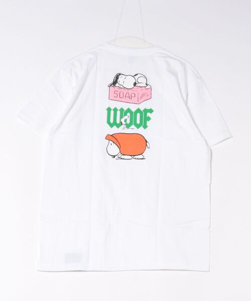 PEANUTS(ピーナッツ)の「【 PEANUTS / NOSTALGICA 】 スヌーピー Tシャツ Type A(Tシャツ/カットソー・レディース・グレー/ホワイト/ブラック/ホワイト系その他/ホワイト系その他2/ピンク・MEDIUM/LARGE)」の11枚目の写真