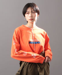AVIREX | 【AVIREX FLYER'S】ウィメンズ ロングスリーブティーシャツ リーコン/ WOMEN'S L/S T-SHIRT RECON(Tシャツ/カットソー)