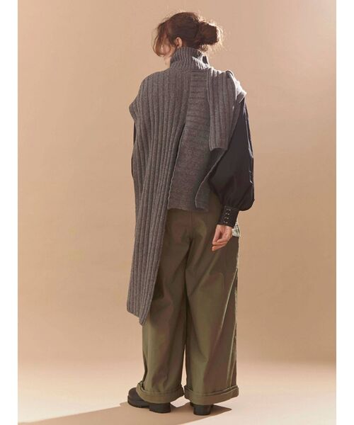 Ungrid（アングリッド）の「マルチウェイデザインニット（ニット/セーター・レディース・チャコールグレー/ブラウン・FREE）」の18枚目の写真