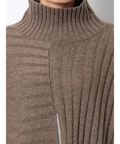 Ungrid（アングリッド）の「マルチウェイデザインニット（ニット/セーター・レディース・チャコールグレー/ブラウン・FREE）」の11枚目の写真