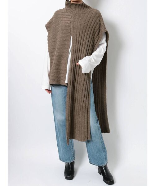 Ungrid（アングリッド）の「マルチウェイデザインニット（ニット/セーター・レディース・チャコールグレー/ブラウン・FREE）」の15枚目の写真
